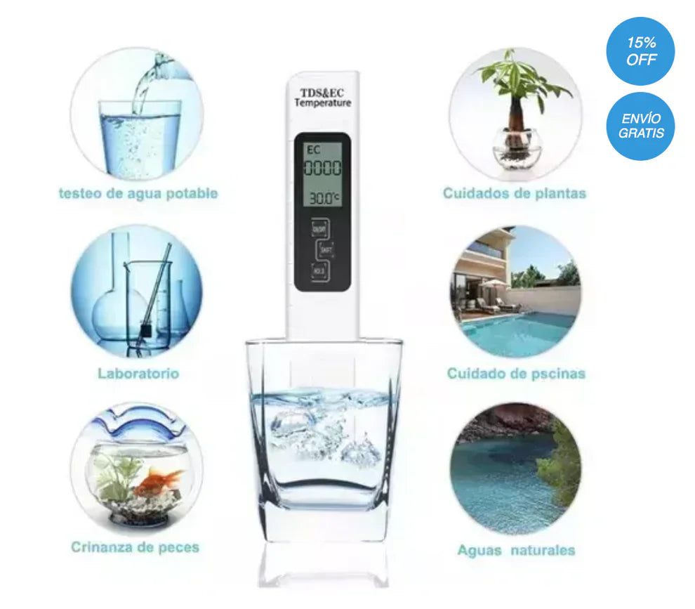 Medidor Digital Del Agua TDS © FULL CON ENVIO GRATIS