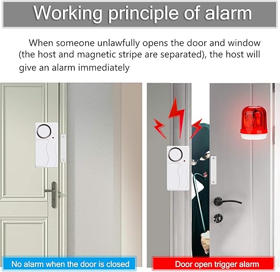 Alarma con sensor magnético