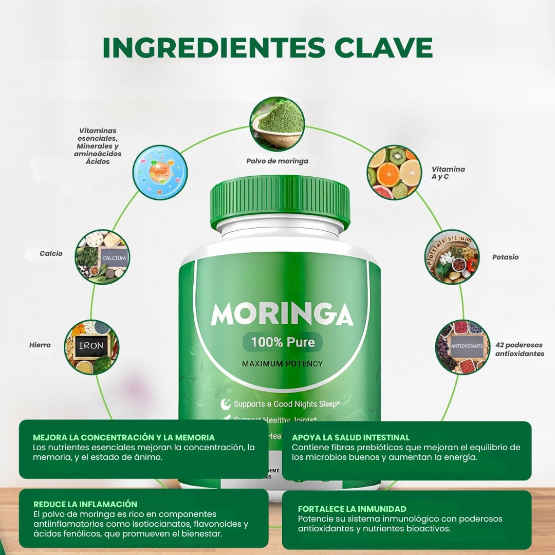 2x1 MORINGA PURE 100%