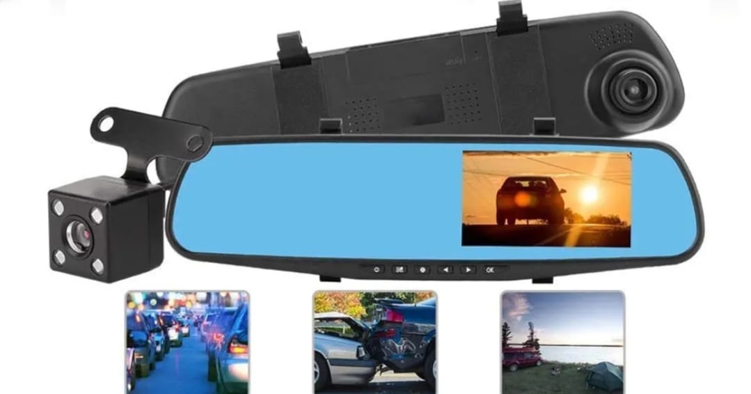 ESPEJO RETROVISOR CAMARA DELANTERA + CAMARA TRASERA | ORIGINAL