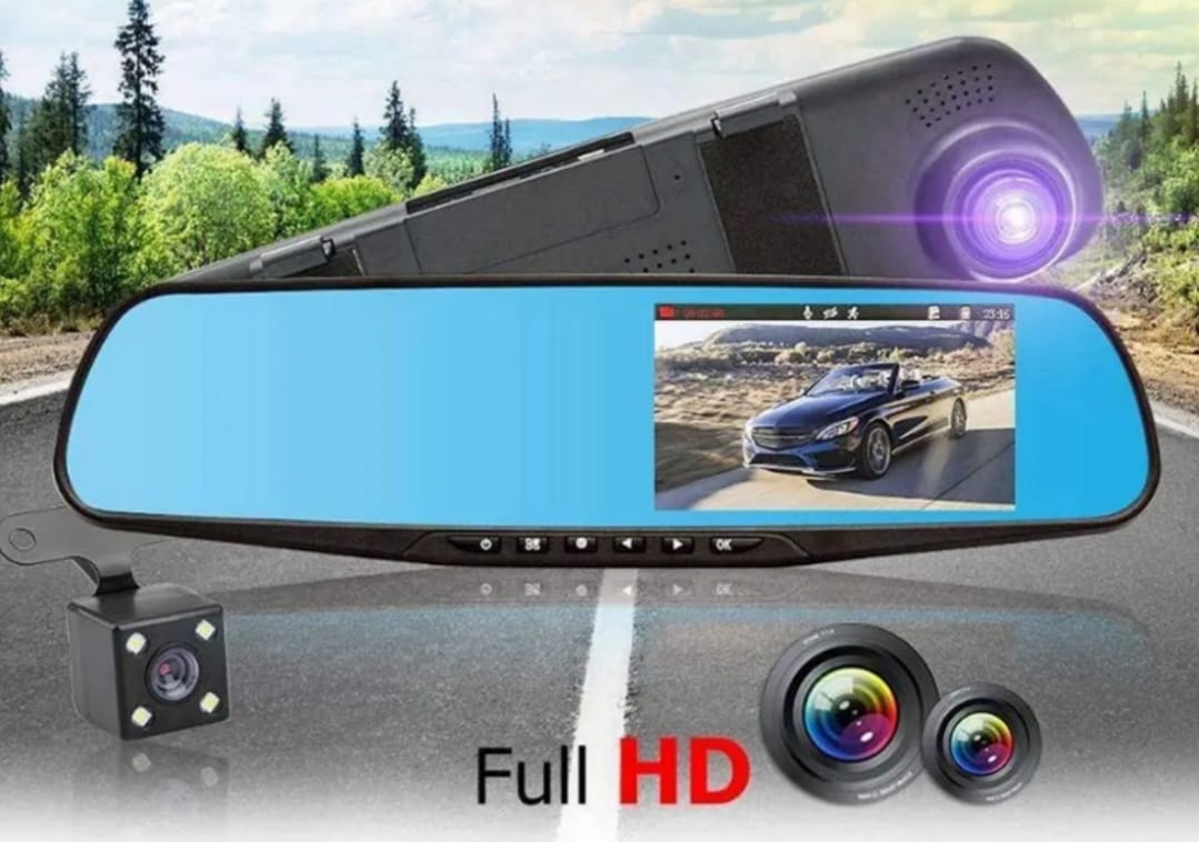 ESPEJO RETROVISOR CAMARA DELANTERA + CAMARA TRASERA | ORIGINAL