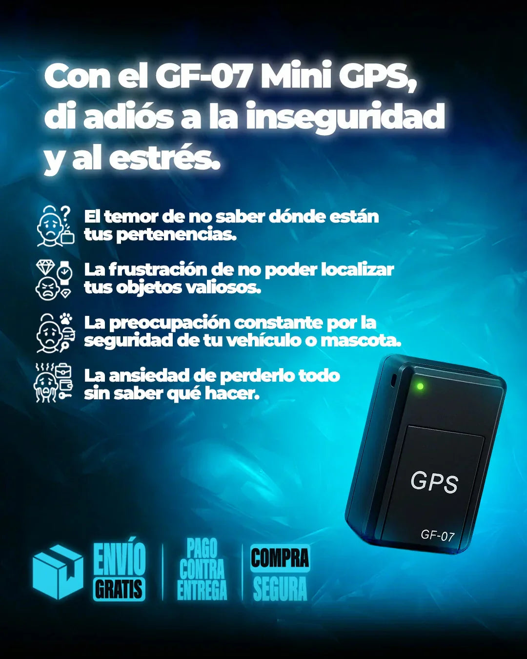 🛰️ Mini GPS RASTREADOR 24/7 con Audio en Tiempo Real + ¡ENVÍO GRATIS! 🎁