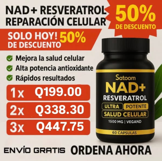 NAD + RESVERATROL 🍇🍷 + ENVÍO GRATIS Y REGALO 🎁